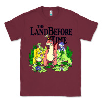 Burgundy land before time pastel dinosaur friends Classic Tee - linhVisuals