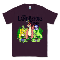 Plum land before time pastel dinosaur friends Classic Tee - linhVisuals