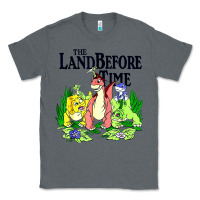 Charcoal Heather land before time pastel dinosaur friends Classic Tee - linhVisuals