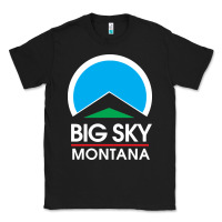 Black big sky montana Classic Tee - linhVisuals