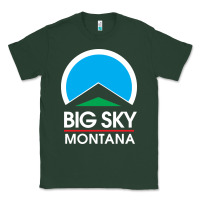 Sports Green big sky montana Classic Tee - linhVisuals