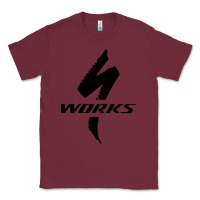 Burgundy Specialized Bikes Bicycle Classic Tee - linhVisuals