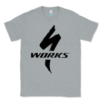 Heather Grey Specialized Bikes Bicycle Classic Tee - linhVisuals