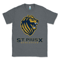 Charcoal Heather st pius x high school athletics Classic Tee - linhVisuals