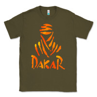 Army Green dakar rally Classic Tee - linhVisuals