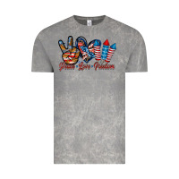 Cloud Rock peace love freedom Vintage Tee - RacoonDesign