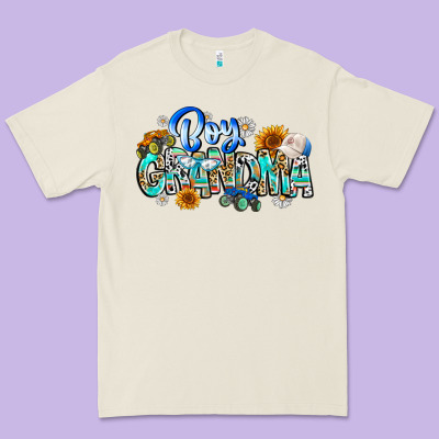 Boy Grandma Premium Tee Designed By Cowhidedigitalart