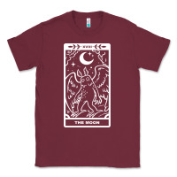 Burgundy mothman   the moon Classic Tee - linhVisuals