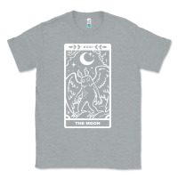 Heather Grey mothman   the moon Classic Tee - linhVisuals