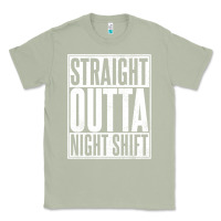 Matcha straight outta night shift Classic Tee - linhVisuals