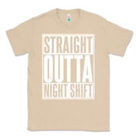 Mushroom straight outta night shift Classic Tee - linhVisuals