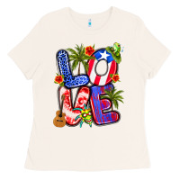 Bone puerto rico love Ladies Tee - Artiststas