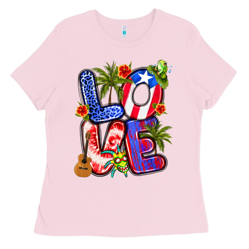 Puerto Rico Love Ladies Tee by Artiststas | Teevron