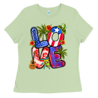 Matcha puerto rico love Ladies Tee - Artiststas