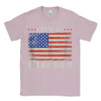 Lilac let’s go brandon funny vintage american flag tank top Classic Tee - linhVisuals