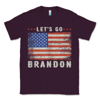 Plum let’s go brandon funny vintage american flag tank top Classic Tee - linhVisuals