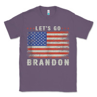 Lavender let’s go brandon funny vintage american flag tank top Classic Tee - linhVisuals