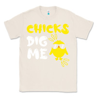 Natural chicks dig me Classic Tee - linhVisuals