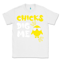 White chicks dig me Classic Tee - linhVisuals