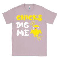 Lilac chicks dig me Classic Tee - linhVisuals