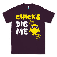Plum chicks dig me Classic Tee - linhVisuals