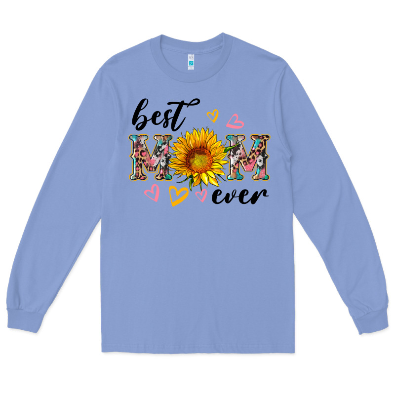 Best Mom Ever With Sunflower Long Sleeve Tee by Artiststas | Teevron