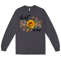 Smoke best mom ever with sunflower Long Sleeve Tee - Artiststas