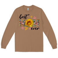 Toasted Coconut best mom ever with sunflower Long Sleeve Tee - Artiststas