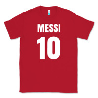 Red messi 10 Classic Tee - linhVisuals