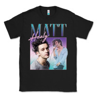 Black matt healy homage Classic Tee - linhVisuals