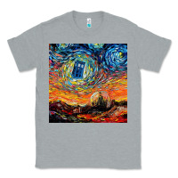 Heather Grey van gogh never saw gallifrey Classic Tee - linhVisuals