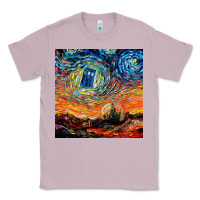 Lilac van gogh never saw gallifrey Classic Tee - linhVisuals