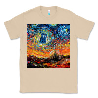 Mushroom van gogh never saw gallifrey Classic Tee - linhVisuals