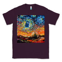 Plum van gogh never saw gallifrey Classic Tee - linhVisuals