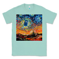 Seafoam van gogh never saw gallifrey Classic Tee - linhVisuals