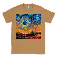 Toasted Coconut van gogh never saw gallifrey Classic Tee - linhVisuals