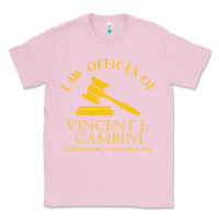 Bubblegum Pink vincent gambini law offices Classic Tee - linhVisuals