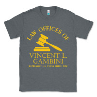 Charcoal Heather vincent gambini law offices Classic Tee - linhVisuals