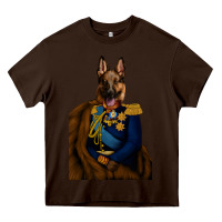 Chocolate Brown Pet Portraits, Custom Pet Portraits, Renaissance Pet Portraits, Custom Heavy Core Tee - RanaPortraitStore