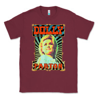 Burgundy #parton vintage Classic Tee - linhVisuals