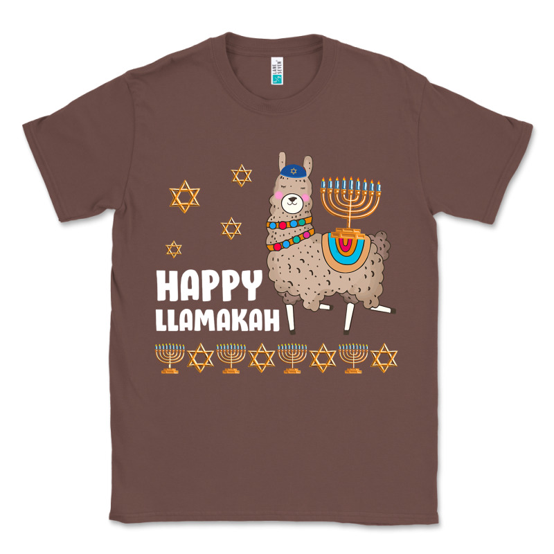 Happy Llamakah Llama Withorah Jewish Classic Tee by linhVisuals | Teevron