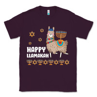 Plum happy llamakah llama withorah jewish Classic Tee - linhVisuals