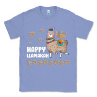 Colony Blue happy llamakah llama withorah jewish Classic Tee - linhVisuals