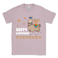 Lilac happy llamakah llama withorah jewish Classic Tee - linhVisuals