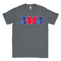 Charcoal Heather american motorcyclist association (AMA) Classic Tee - linhVisuals