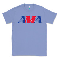 Colony Blue american motorcyclist association (AMA) Classic Tee - linhVisuals