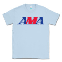 Dusty Blue american motorcyclist association (AMA) Classic Tee - linhVisuals