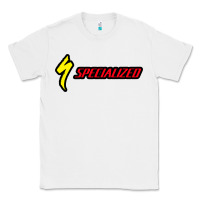 White Specialized Bikes Bicycle Classic Tee - linhVisuals