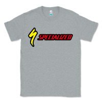 Heather Grey Specialized Bikes Bicycle Classic Tee - linhVisuals