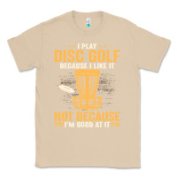 Mushroom i play disc golf because i like it not Classic Tee - linhVisuals